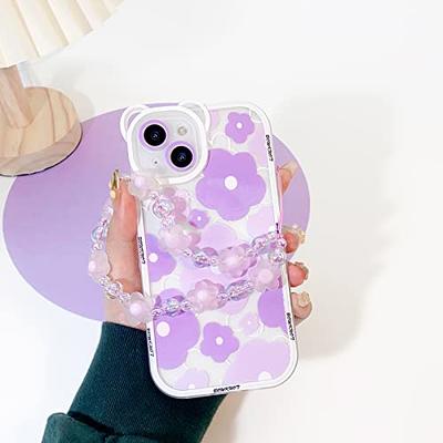 Compatible For Iphone 11 Pro Max Case Clear Floral Bear Camera