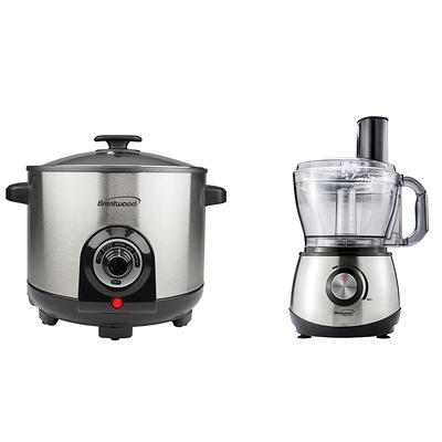 VEVOR Food Processor 7-Cup Vegetable Chopper 2-Speed 350 Watts Stainless  Steel Blade Black Electric Food Processor - Yahoo Shopping