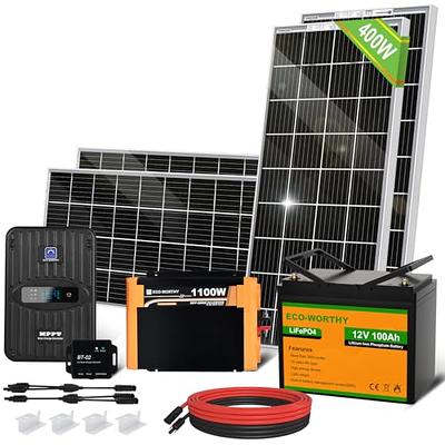 ECO-WORTHY 1200W Solar Tracker System: 6pcs Bifacial 195W Monocrystalline  Solar Panels, Dual-Axis Solar Tracking Kit with Tracker Controller for Shed  Farm Yard Hut Field and Any Off-Grid - Yahoo Shopping