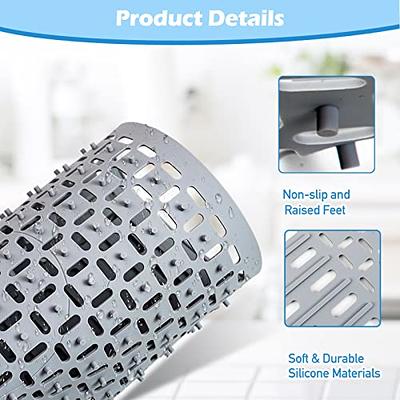 Kitchen Sink Protector Mat Silicone Sink Mat With Drain Hole