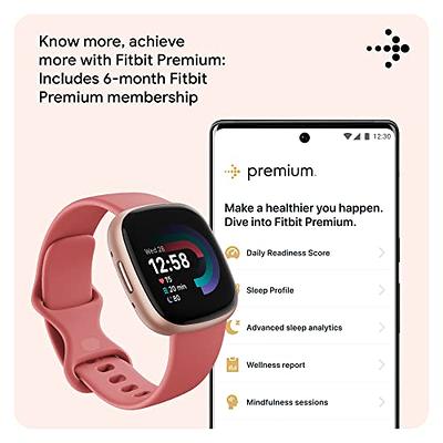 Fitbit Versa 4 Fitness Smartwatch with Daily Readiness, GPS, 24/7