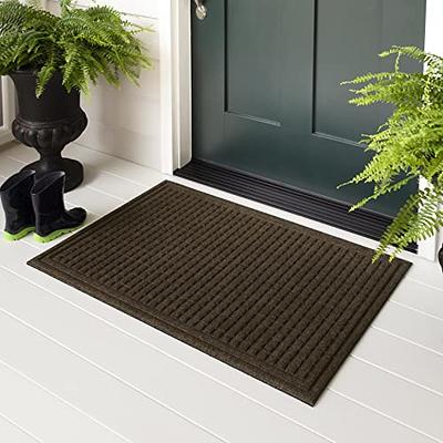 dexi 1 DEXI Door Mat Front Indoor Outdoor Doormat,Small Heavy Duty Rubber  Outside Floor Rug for Entryway Patio Waterproof Low-P