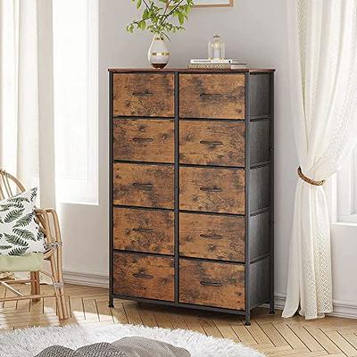 Rustic Wood 6 Drawer Storage Organizer 