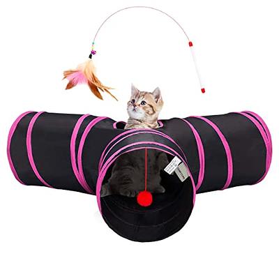Clearance! Pawaboo Cat Wand Toy, 4 Pack Feather Cat Toy with