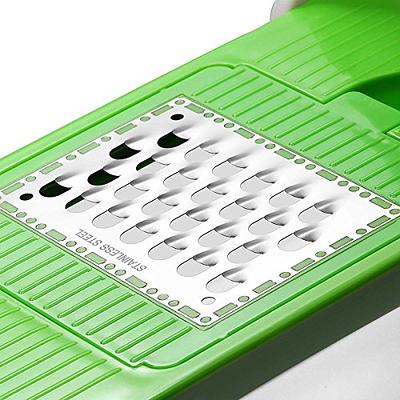 Vegetable Chopper - Vegetable Slicer - Fruit Chopper with Container - Pro  Soft Food Chopper - Green Slicer Dicer Cutter - 2 Blades - Yahoo Shopping