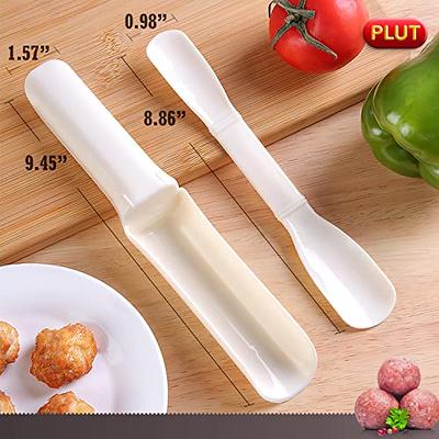 2PCS Meat Baller Maker Stainless Steel Meatball Scoop Ball Maker None-Stick  Meatball with Detachable Anti-Slip Handles Meat Ball Maker,Mold Cake Pop,Cookie  Dough Scoop for Kitchen Cooking(1.38) - Yahoo Shopping