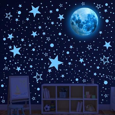 100pc Multicolor Glow in the Dark Cosmic Stars Wall Ceiling Decor –  DirectGlow LLC