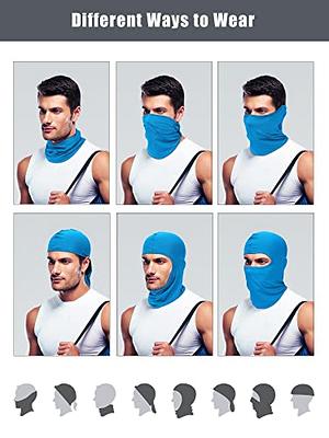 Full Face Mask UV Sun Protection Balaclava Windproof Face Cover Neck Gaiter  Hood