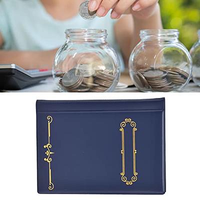 1/2 Pcs 120 Pockets Coins Album Collection Book Commemorative Coin Storage  Holders PVC Coin Album Collection Book Gifts