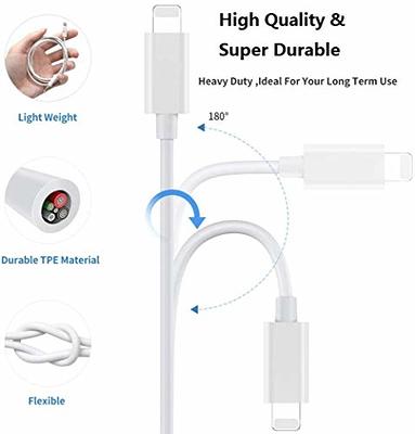 iPhone Aux Cord for Car, Lightning to 3.5mm Audio Stereo Cable Compatible  for iPhone 11/11 Pro/XS/XR/X 8 7,3.3ft Male Audio Adapter for Car Home