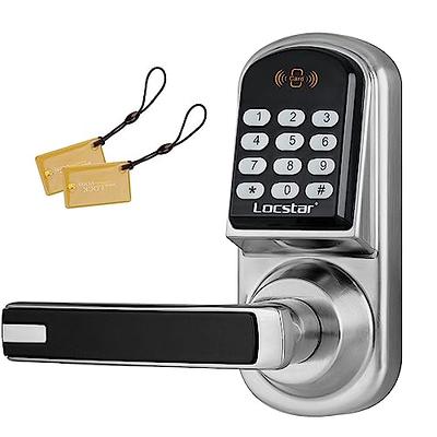  TEEHO TE002 Fingerprint Door Lock - Keyless Entry Door Lock  with Keypad - Electronic Keypad Deadbolt Lock - Smart Locks for Front Door  - Door Lock with Code - Easy Installation 