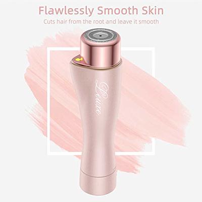 Facial Hair Removal for Women | Painless Hair Remover | USB Rechargeable  Ladies Electric Shaver | Waterproof with LED Light | Remover for Peach  fuzz