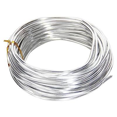 10M Silver Aluminum Wire Bendable Metal Craft Wire for Making Dolls  Skeleton DIY Crafts