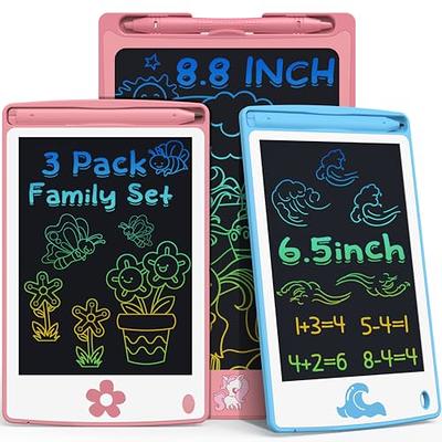 2 Pack 10 Inch Colorful Doodle Board Drawing Pad for Kids