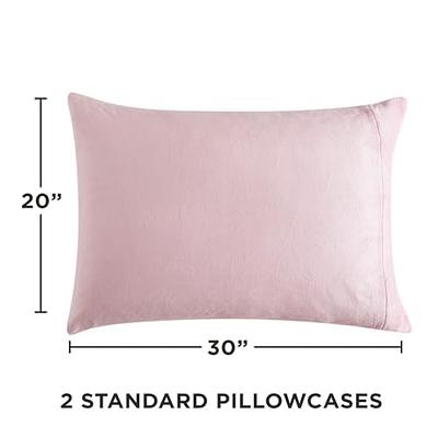 Juicy Couture Plush Pink Full Size 4 Piece Sheet Set - Soft & Cozy