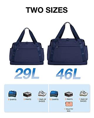 BAGSMART Foldable Travel Duffle Bag, 30.6L Large Carry On Tote Bag Gym  Sports Bag for Women, Weekender Overnight Bag for Travel Essentials & Daily