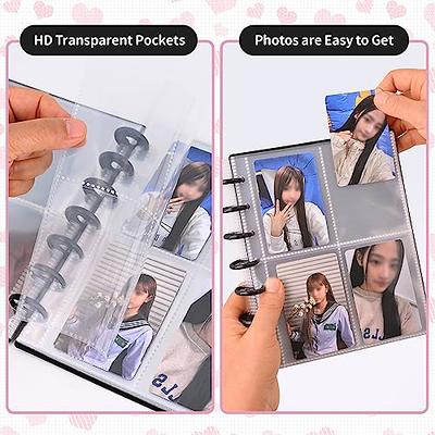 Kpop Photocard Binder with 30Pcs Inner Pages 3 Inch Photocard Holder Book  Sleeves A5 Idol Card DIY Collector 2×3 Polaroid Photo Album, Black - Yahoo  Shopping