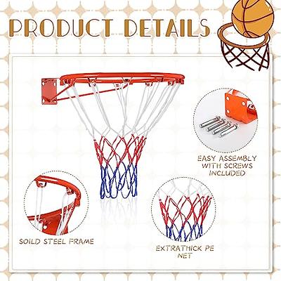 Wall Mounted Fan Backboard With 2 nets Basketball Hoop and Rim Outdoor  Indoor Sports