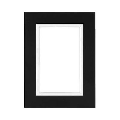 MCS 8X10 Thin Bead Wood Collage & Portrait Frame with 5x7 White Mat  (Pewter)