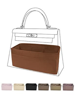 Amazon.com: LEXSION Purse Organizer Insert for Handbags, Felt Bag Organizer  for Birkin 35, Tote Bag Organizer Insert 8033 Grey Large : Clothing, Shoes  & Jewelry