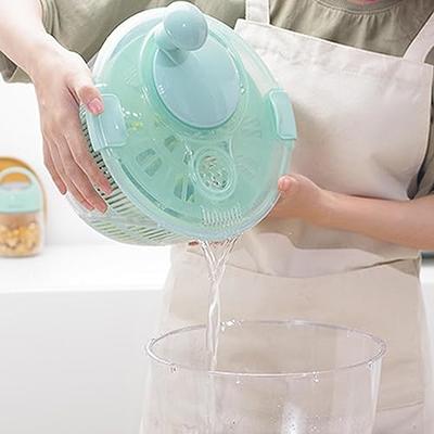 Geedel Best Large Salad Spinner Strainer, Lettuce Spinner Dryer 5L