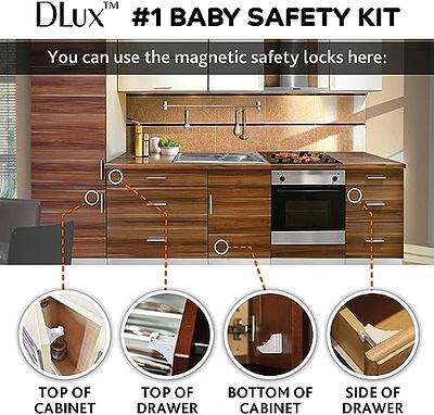 Child Safety Strap Cabinet Locks Aosite 6 Pack Baby Proof Cabinet