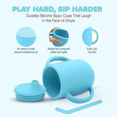 Back Bay Play Silicone Sippy Cups for Baby 6+ Months with Straw - Toddler  Cups with Straw - Straw Sippy Cup for 1 Year Old (Breeze Blue) - Yahoo  Shopping