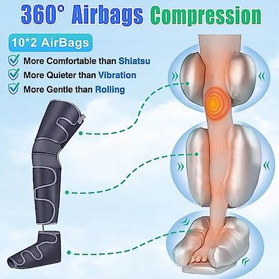 CINCOM Leg Massager for Circulation Air Compression Calf Massager with 2  Modes 3 Intensities and Helpful for RLS and Edema Muscles Relaxation (FSA  or HSA Approved) - CINCOM