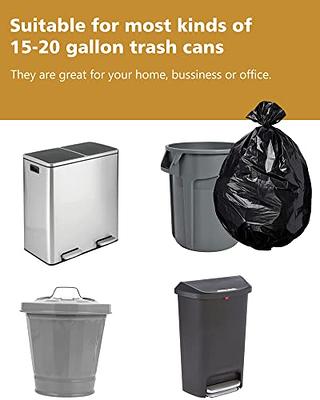 Trash Bags 13 Gallon Tall Kitchen Garbage Bags, Inwaysin Recycle Bags,  Biodegradable Black Trash Bags, 75ct