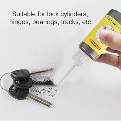 Powdered Graphite Lubricants 60mL Multi-Purpose Long-Lasting Graphite  Lubricants Lubricant For Sliding Garage Lock Bearing