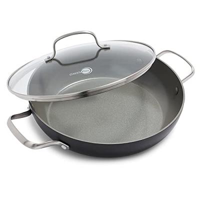 Oxo 9.5 Ceramic Pro Non-stick Skillet With Lid Gray : Target