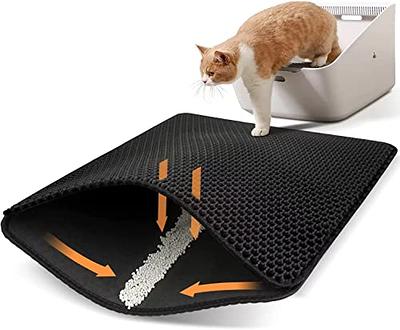Cat Litter Mat Double Layer Waterproof Urine Proof Trapping Mat 1 Pack  (24x15 Inch (Pack of 1)) - Yahoo Shopping