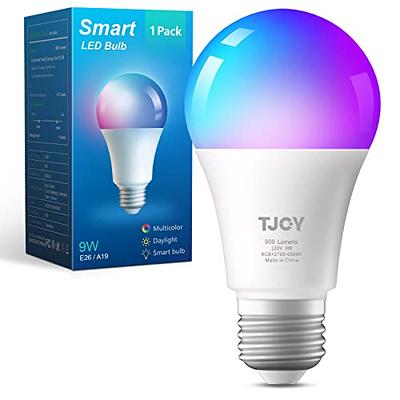 iLC RGB LED Light Bulb, Mood Color Changing 40W Equivalent,5700K Daylight  White, 450LM Dimmable 5W E26 Screw Base RGBW - 12 Color Choices - Timing