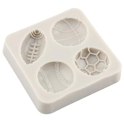 SDJMa Football Shape Rugby Silicone Ice Cube Mold & Candy Mold