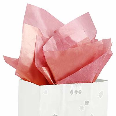 100 Sheets Antique Rose Gold Gift Wrap Pom Pom Tissue Paper 15x20 