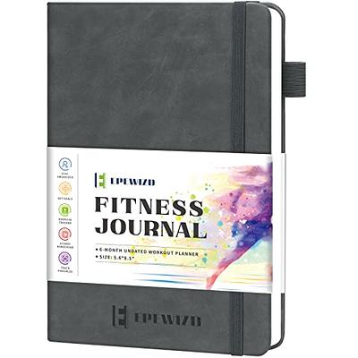 Fitness Journal A5 Hardcover Workout Book - Workout Planner for