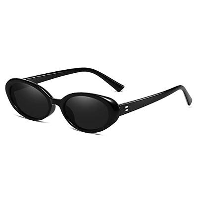 Sunglasses For Woman Rectangle Lenses Party Sun Glasses Black Novelty Round  Designer Shades Trendy Fashion Polarized Eyeglasses