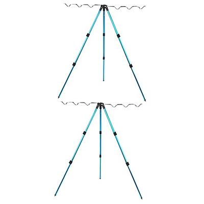 Aluminum Fishing Pole Support Tripod Stand Foldable Triangle Fish