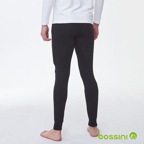 bossini男裝-遠紅外線保暖褲黑
