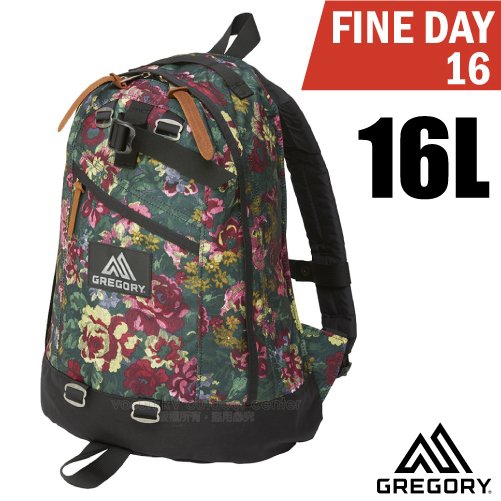 GREGORY 新款 FINE DAY 日用雙肩休閒後背包16L_花園油彩