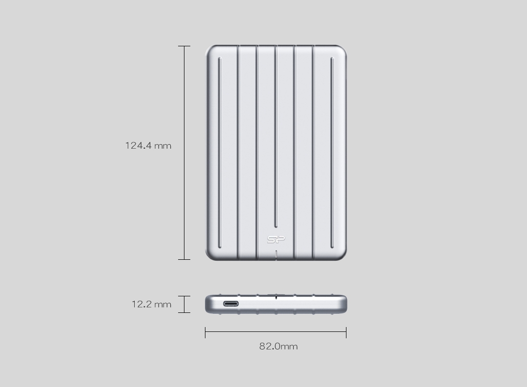 SP廣穎 Bolt B75 128GB 軍規防震外接式固態硬碟