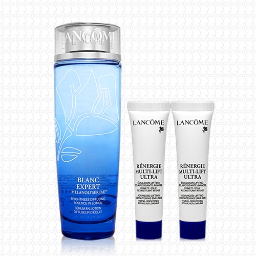 LANCOME蘭蔻 激光煥白精華玫瑰露升級版150ml-TESTER版贈輕乳液15mlx2