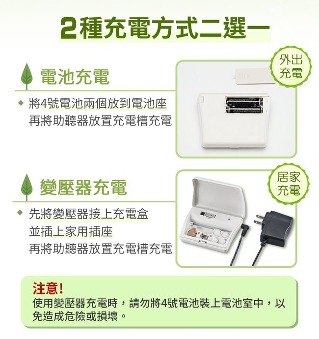 耳寶 助聽器(未滅菌)Mimitakara 充電式耳內型助聽器 6SA2