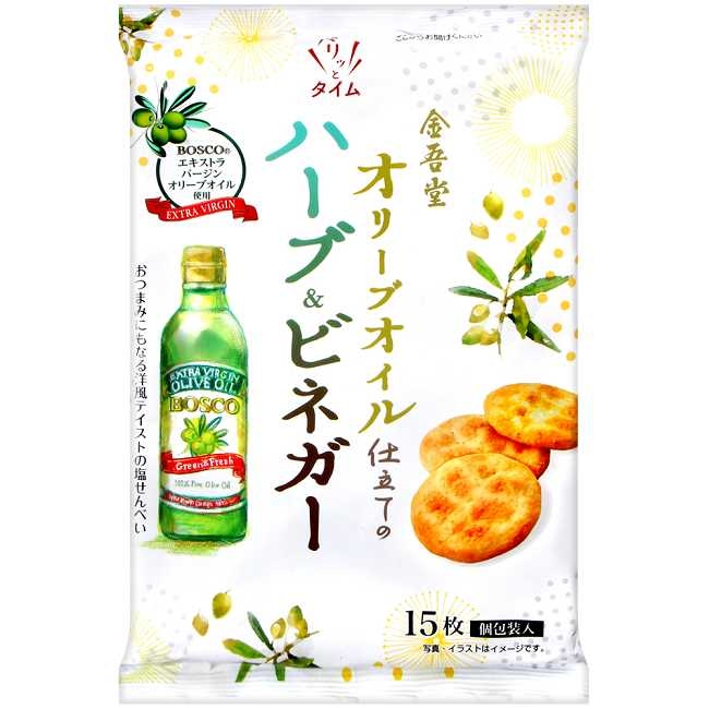 金吾堂 橄欖油鹽味米果(90g)