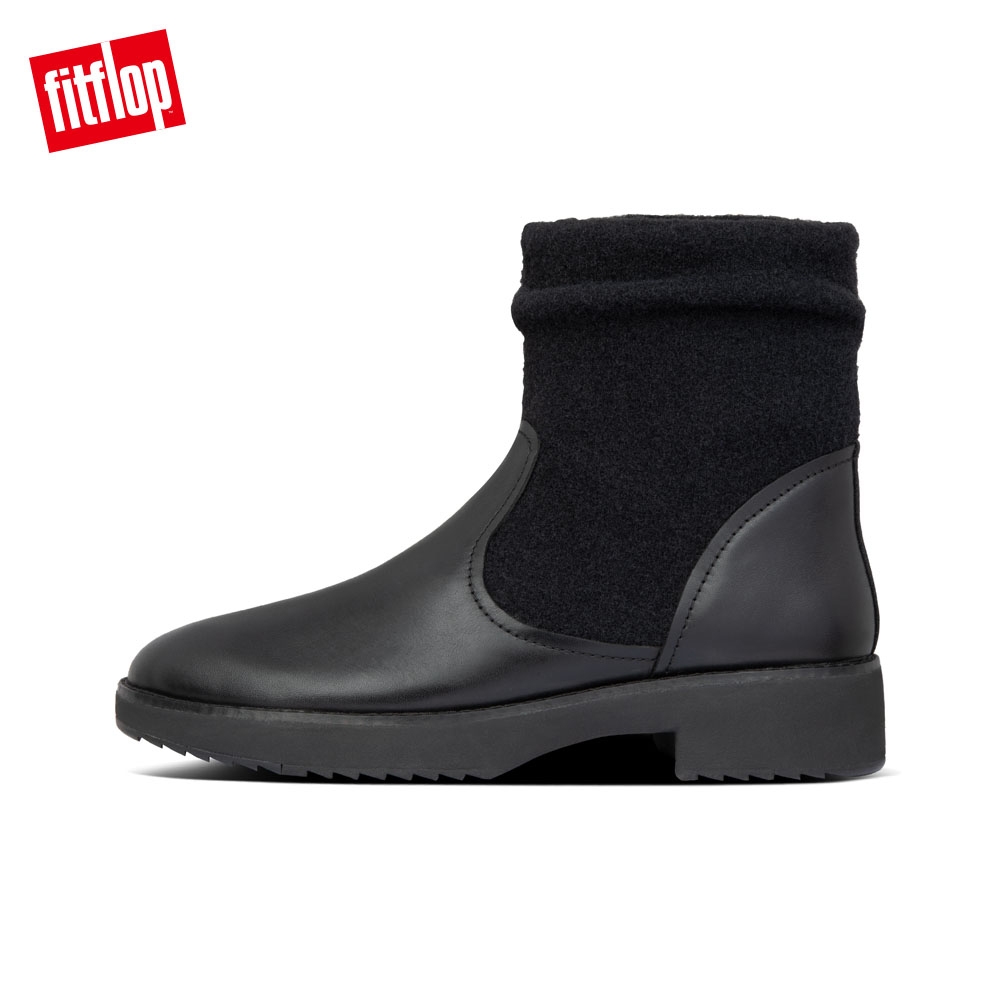 FitFlop NISSE MIXTE ANKLE BOOTS 短靴 靚黑色