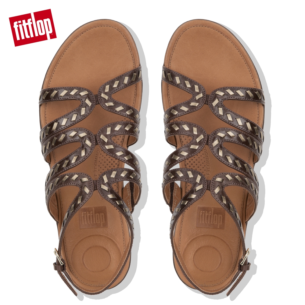 FitFlop STRATA GLADIATOR SANDALS 咖啡色