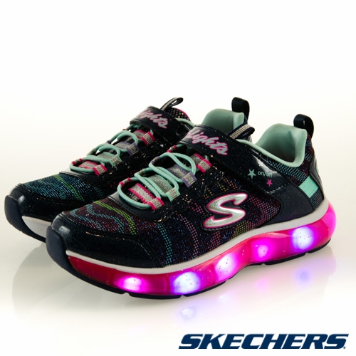 SKECHERS 女童系列 LIGHT SPARKS - 20283LNVMT