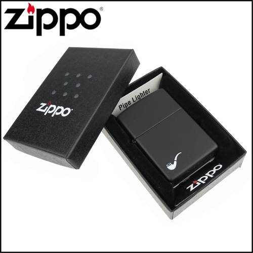 ZIPPO 美系~Pipe Lighter~煙斗用打火機~黑色烤漆