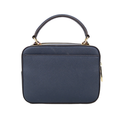 MICHAEL KORS KARLA 防刮小方形手提/斜背兩用包(海軍藍)