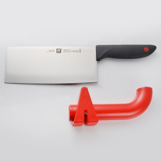 Zwilling 雙人牌 TWIN Point 中式菜刀磨刀器 二件組